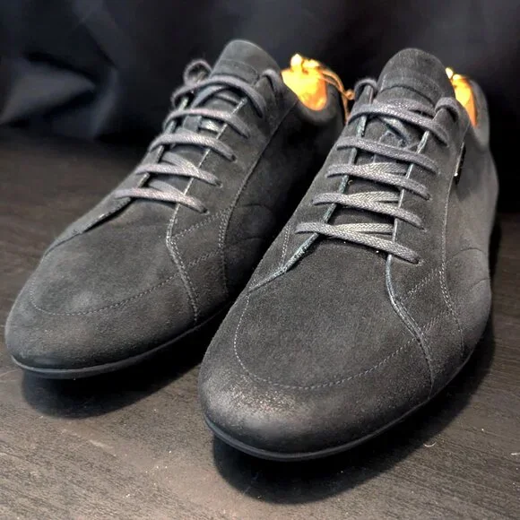 Ermenegildo Zegna Sneakers Suede black 11.5